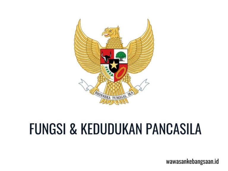 13 Fungsi Dan Kedudukan Pancasila Beserta Maknanya